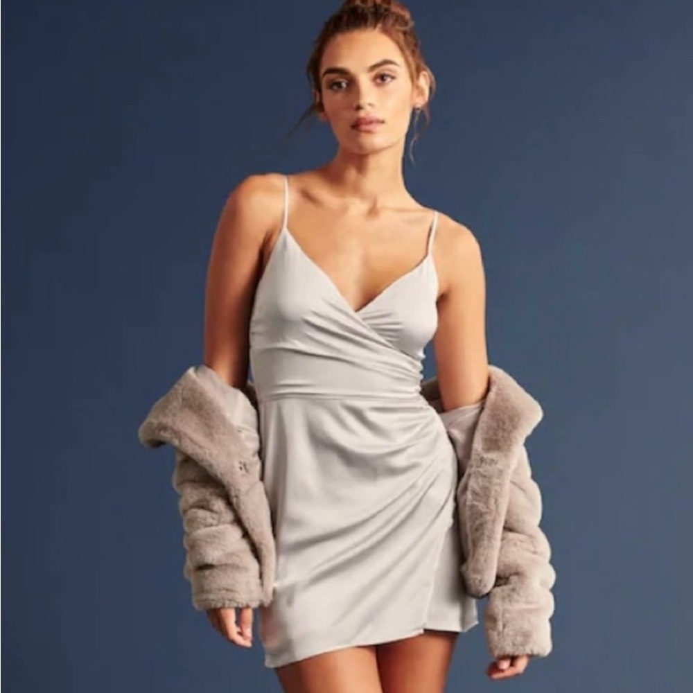 Abercrombie & Fitch Gray Mini Dress